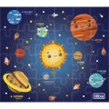 Foto ilustrativa Quebra-Cabeça Caixa Individual 24 Peças Sistema Solar