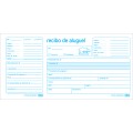 Foto ilustrativa Recibo de Aluguel Com Canhoto 50 Folhas