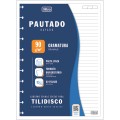 Foto ilustrativa Refil para Tilidisco Universitário Pautado 80 Folhas