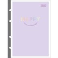 Foto ilustrativa Refil Tiliflex para Caderno Argolado Colegial Happy 80 Folhas