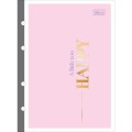 Foto ilustrativa Refil Tiliflex para Caderno Argolado Colegial Happy 80 Folhas
