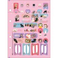 Foto ilustrativa Refil Tiliflex para Caderno Argolado Colegial Purrfect Cats 80 Folhas