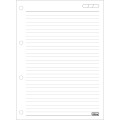 Foto ilustrativa Refil Tiliflex para Caderno Argolado Universitário 80 Folhas 90 Gramas