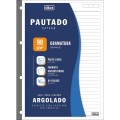 Foto ilustrativa Refil Tiliflex para Caderno Argolado Universitário 80 Folhas 90 Gramas