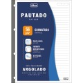 Foto ilustrativa Refil Tiliflex para Caderno Argolado Universitário 80 Folhas