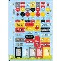 Foto ilustrativa Refil Tiliflex para Caderno Argolado Universitário Snoopy 80 Folhas