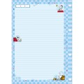 Foto ilustrativa Refil Tiliflex para Caderno Argolado Universitário Snoopy 80 Folhas