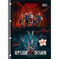 Foto ilustrativa Refil Tiliflex para Caderno Argolado Universitário Stranger Things 80 Folhas