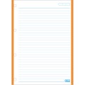 Foto ilustrativa Refil Tiliflex para Caderno Argolado Universitário Tarjado 96 Folhas