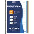 Foto ilustrativa Refil Tiliflex para Caderno Argolado Universitário Tarjado 96 Folhas