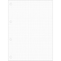 Foto ilustrativa Refil Tiliflex Quadriculado 7x7 para Caderno Argolado Universitário 80 Folhas