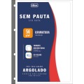 Foto ilustrativa Refil Tiliflex sem Pauta para Caderno Argolado Universitário 80 Folhas