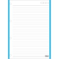 Foto ilustrativa Refil Tiliflex Tarjado Lumi para Caderno Argolado Universitário 96 Folhas