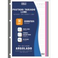 Foto ilustrativa Refil Tiliflex Tarjado Lumi para Caderno Argolado Universitário 96 Folhas