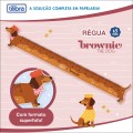 Foto ilustrativa Regua 15 cm Brownie The Dog