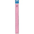 Foto ilustrativa Régua Flexível 30cm Académie Rosa-Claro