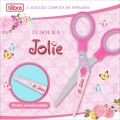 Foto ilustrativa Tesoura Escolar 128mm Jolie