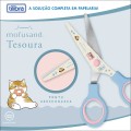 Foto ilustrativa Tesoura Escolar 128mm Mofusand