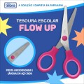 Foto ilustrativa Tesoura Escolar 132mm Flow Up Rosa