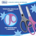 Foto ilustrativa Tesoura Escolar 140mm Comfy - Sortido