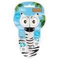 Foto ilustrativa Tesoura Escolar Plástica 120mm Zoo Zebra