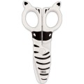 Foto ilustrativa Tesoura Escolar Plástica 120mm Zoo Zebra